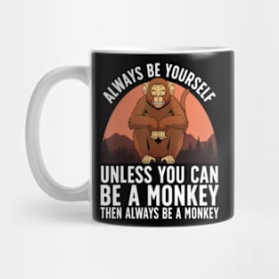 Monkey Women Kids Animal Monkey Lover Mug